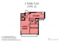 Blk 413B Waterfront I @ Northshore (Punggol), HDB 2 Rooms #620064911